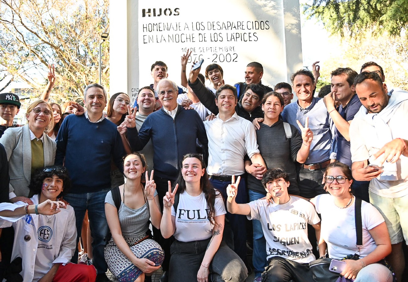 Tercer imagen de la nota A 49 años de La Noche de los Lápices, la juventud del MDF marchó junto a Kicillof